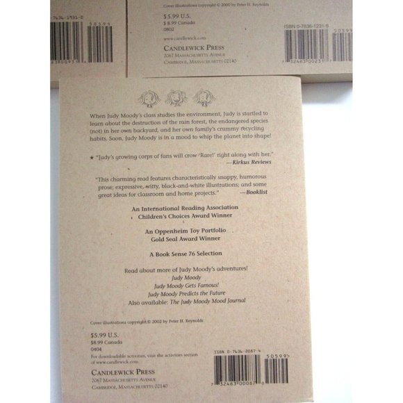 Judy Moody Books - Lot of 3 Paperbacks - Megan McDonald - New - Candlewick Press - Picture 6 of 7